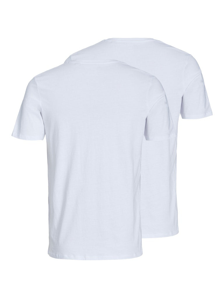 Jack & Jones T-shirt V-Neck 2 Pack 12133914 - White