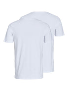 Jack & Jones T-shirt V-Neck 2 Pack 12133914 - White