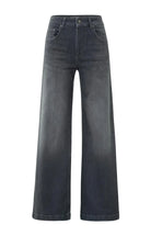 Jeans High Waist Wide Leg 01-311109-509 - 01113 Grey Denim