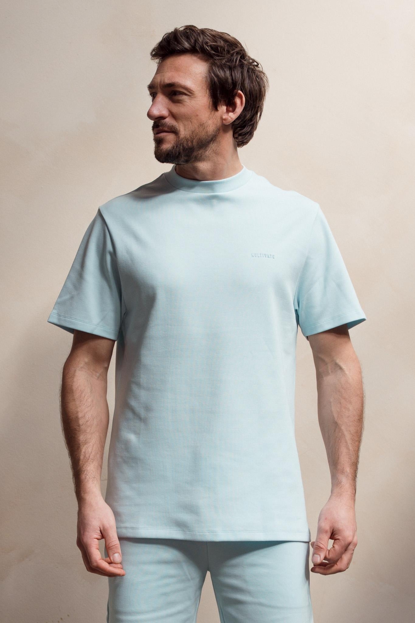 Kultivate T-Shirt LUXURY COMFY 2501030203 - 747 blue glow