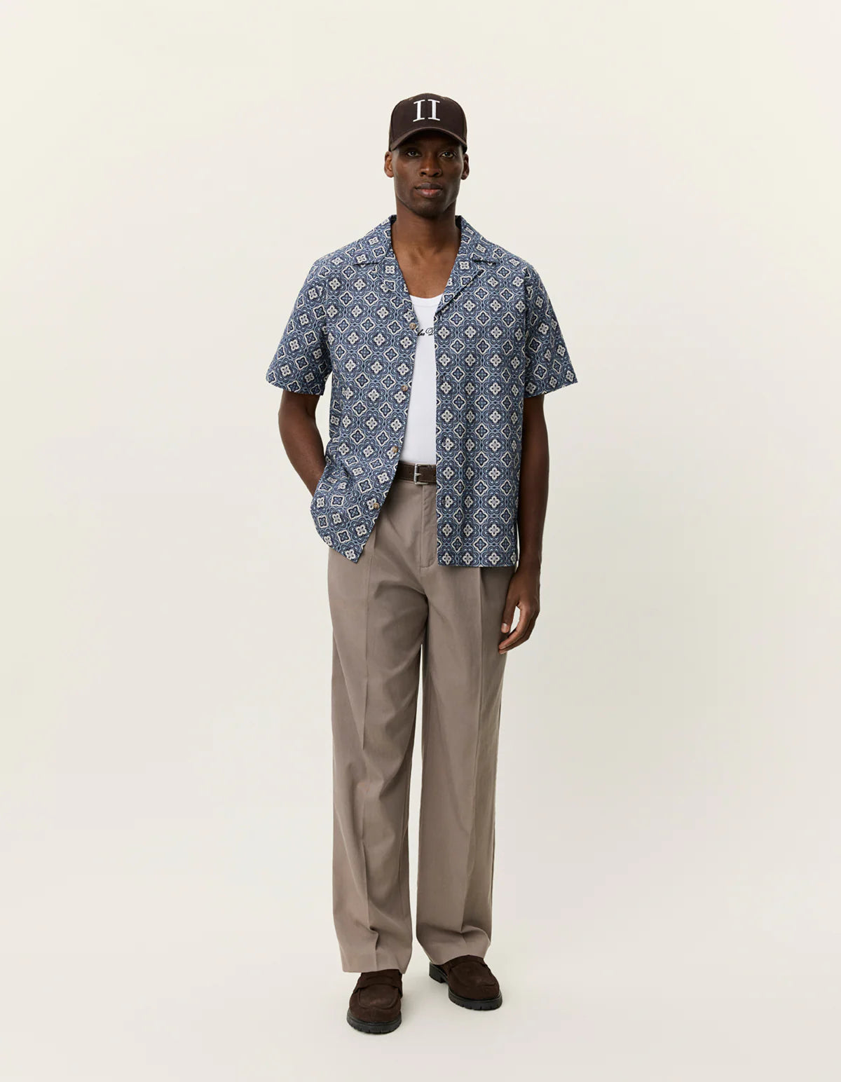 Les Deux Overshirt Lukas Arabesque 1001372 - 435 BLUE FOG