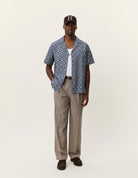 Les Deux Overshirt Lukas Arabesque 1001372 - 435 BLUE FOG