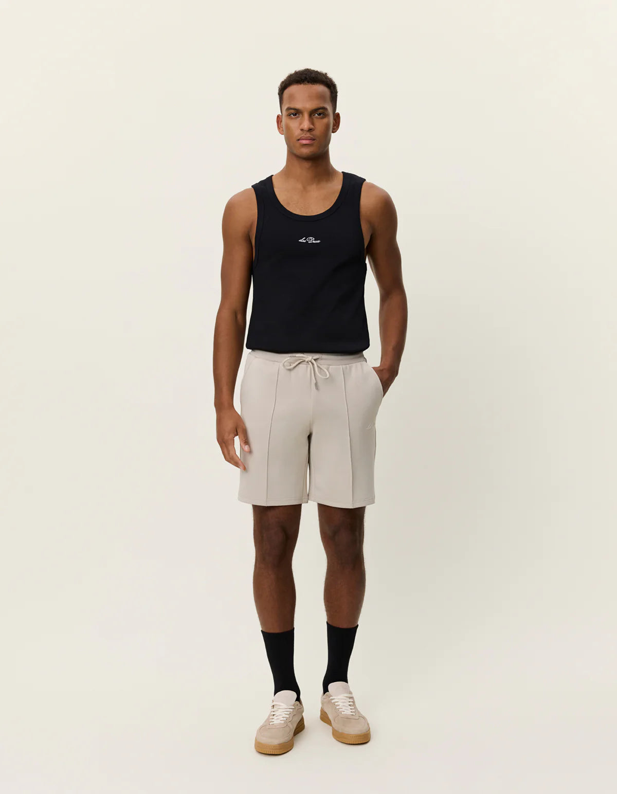 Les Deux Short Ballier Crew Track 1001358 - 815 LIGHT SAND