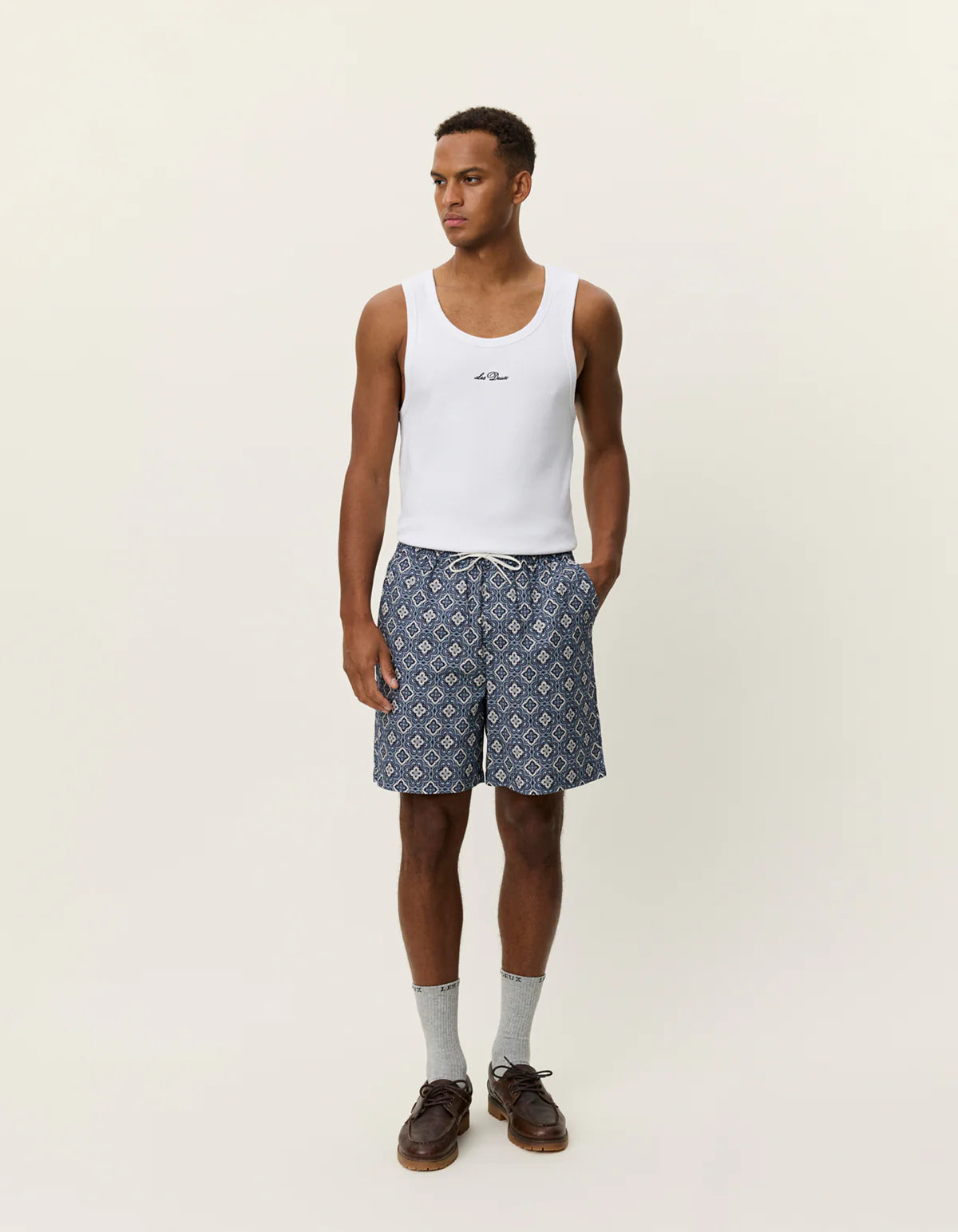 Les Deux Short Harry Arabesque 1001373 - 435 BLUE FOG