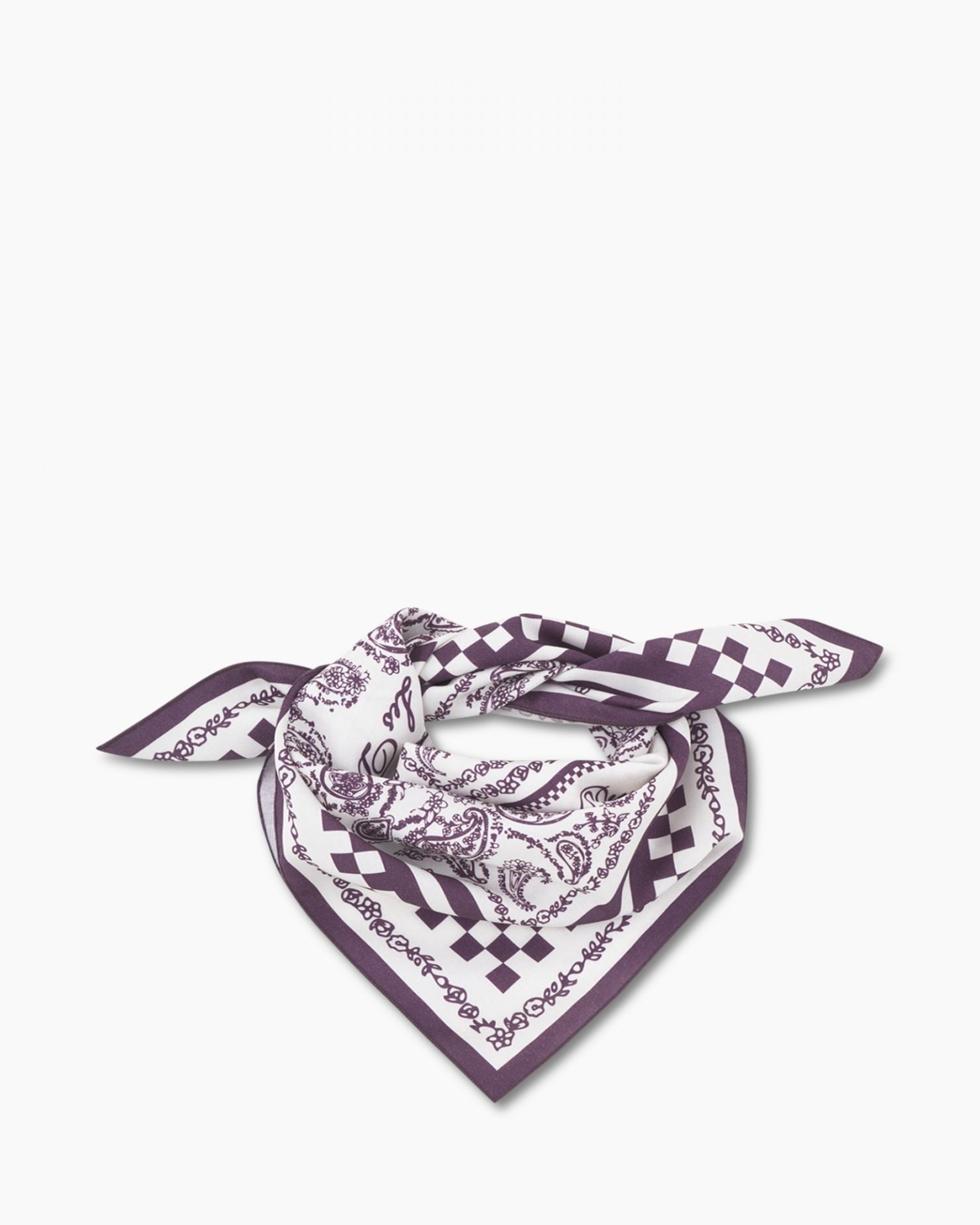 Les Deux Sjaaltje 1000708 Paisley Neckerchief - 218 Light Ivory
