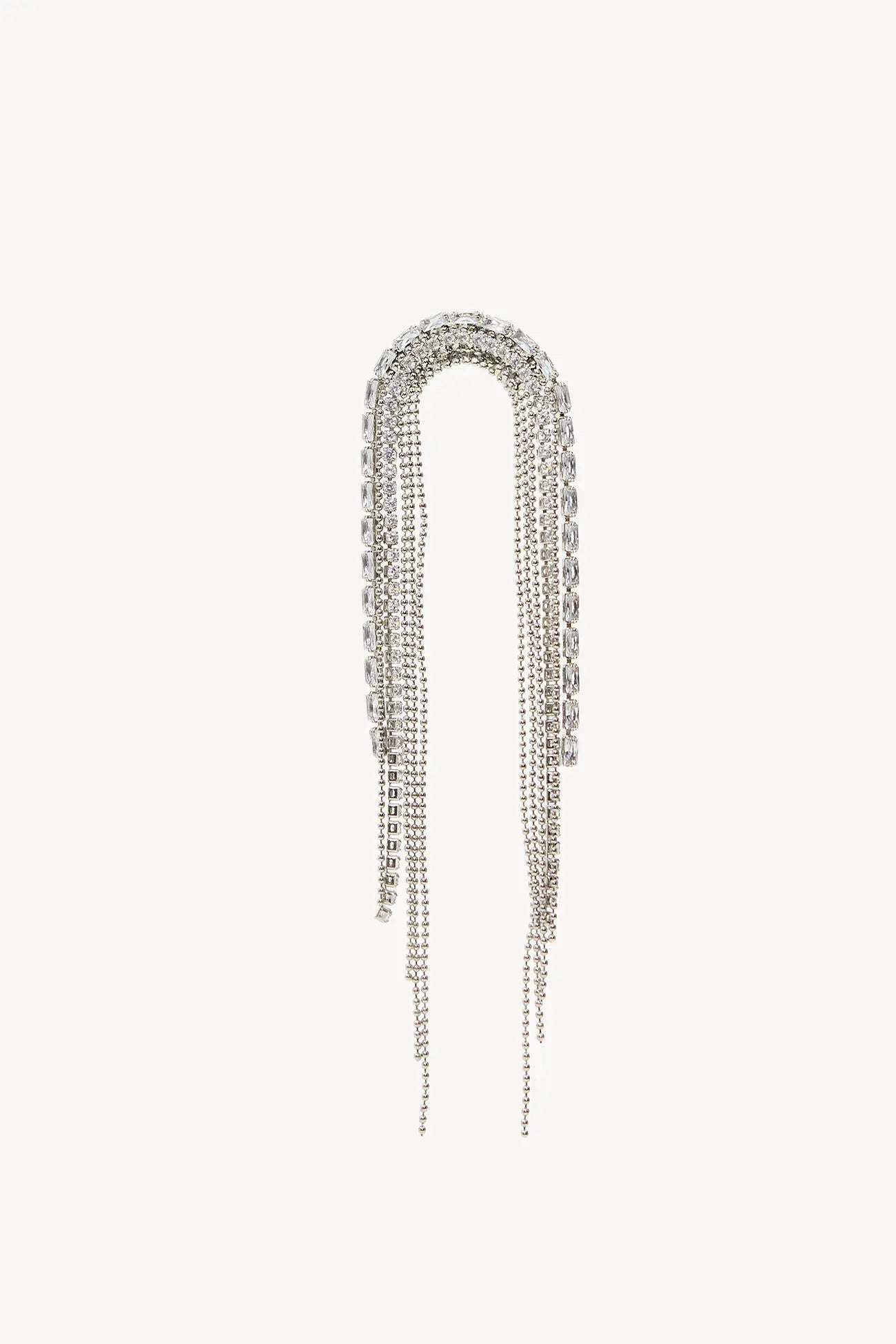 Loavies Oorbellen Strass Stenen - Sparkling Ice - Silver