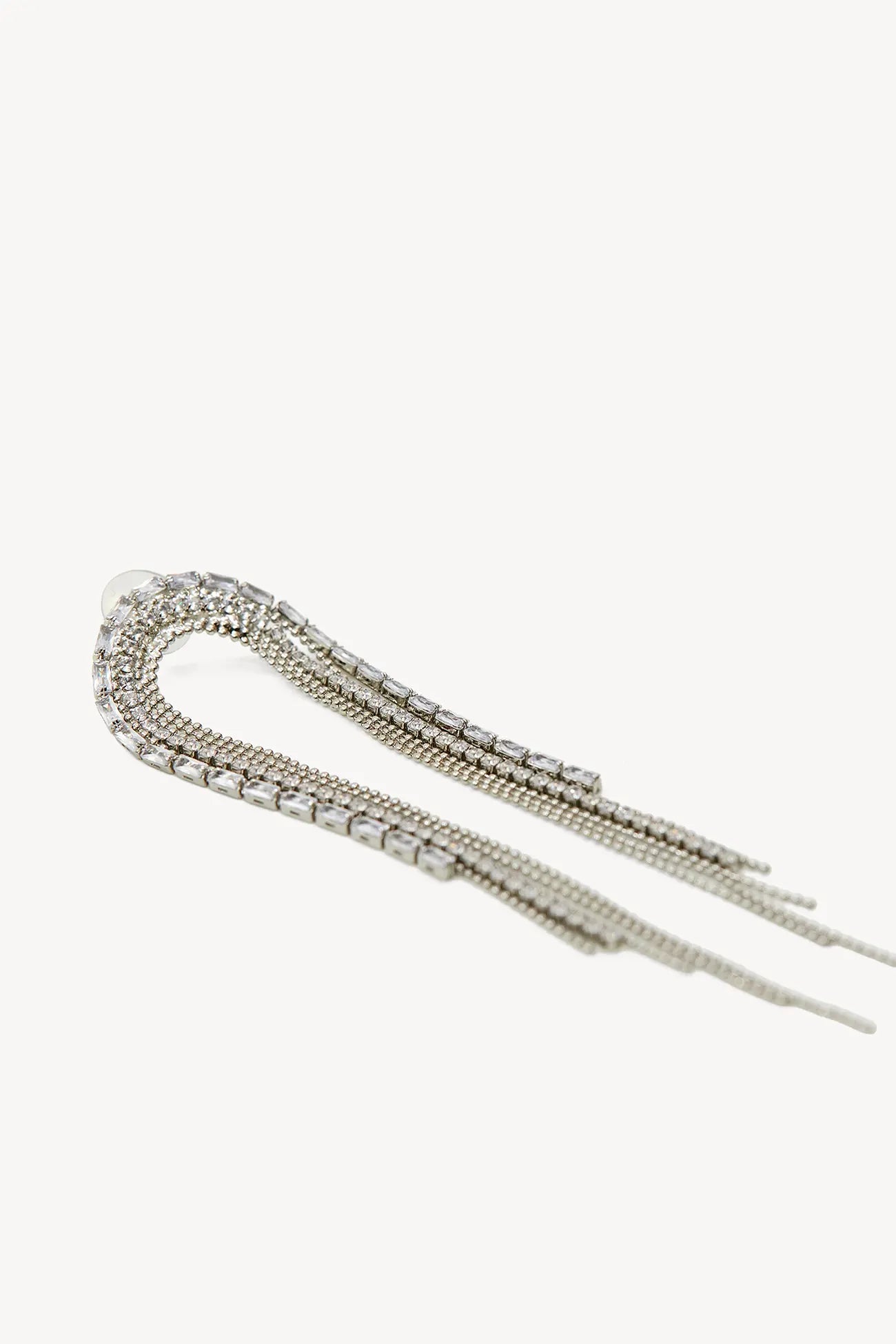 Loavies Oorbellen Strass Stenen - Sparkling Ice - Silver