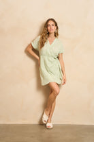 Lofty Manner Dress Solira RD21  - 446 Mint Off White