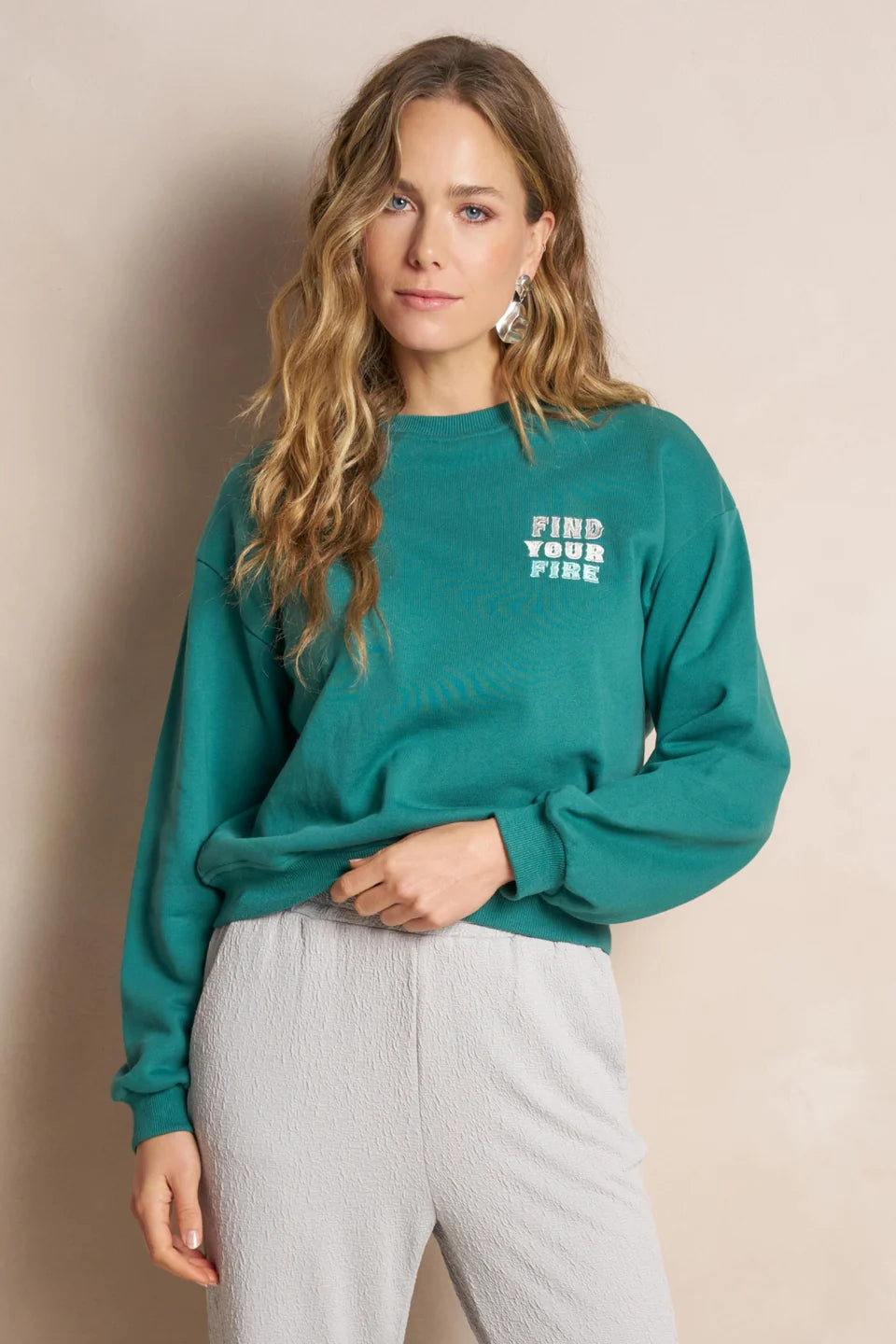 Lofty Manner Sweater Brinley RB26 - 419 teal