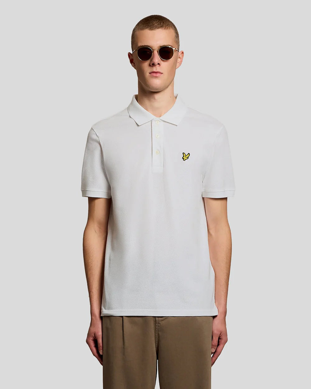 Lyle & Scott Polo Jacquard SP2400V - 626 White