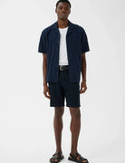Matinique Linnen Korte Broek MAharlow 30209072 - 194011 Dark Navy