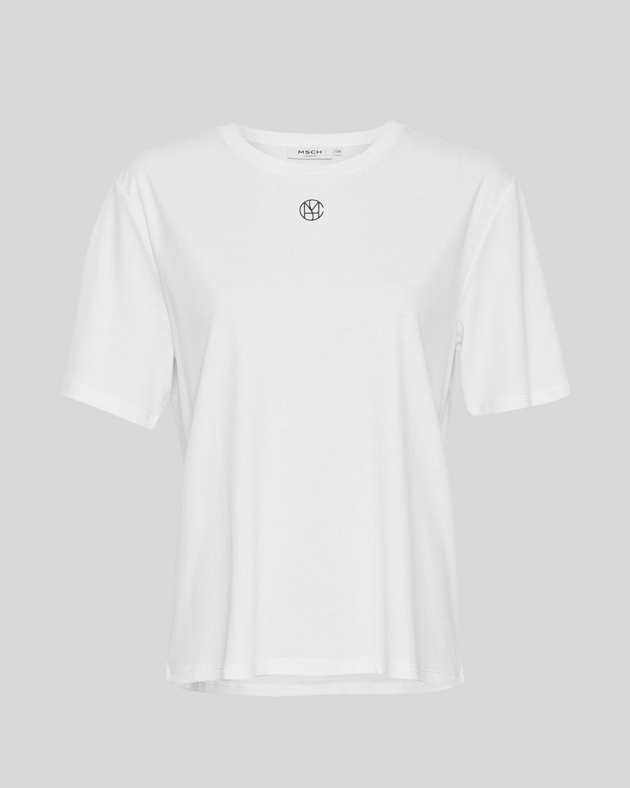 MSCH Copenhagen Icon T-shirt 18453 - B White Black