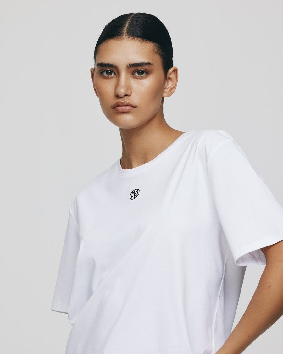 MSCH Copenhagen Icon T-shirt 18453 - B White Black