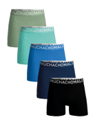 Muchachomalo Boxershorts LCSOLID1010-129 - Black/Blue/Green