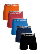 Muchachomalo Boxershorts LCSOLID1010-130 - Black/Blue/Red/Orange