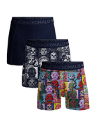 Muchachomalo Boxershorts U-ROBOTHEADS1010-01 - Print/Print/Blue