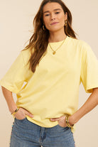 My Jewellery Oversized T-shirt MJ15543-0400 - Geel