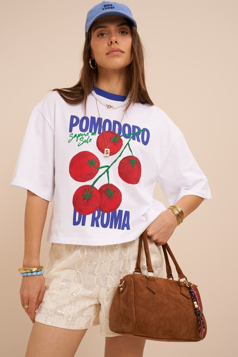My Jewellery T-shirt Pomodoro di roma MJ15870-0900 - 0900 Wit