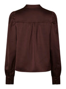 Neo Noir Blouse 163769 Rosslyn Heavy Sateen - 174 Burgundy