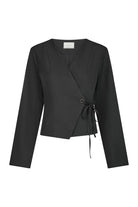 Neo Noir Blouse 166960 Simmi Eyelet Eyy - 104 Dark Grey