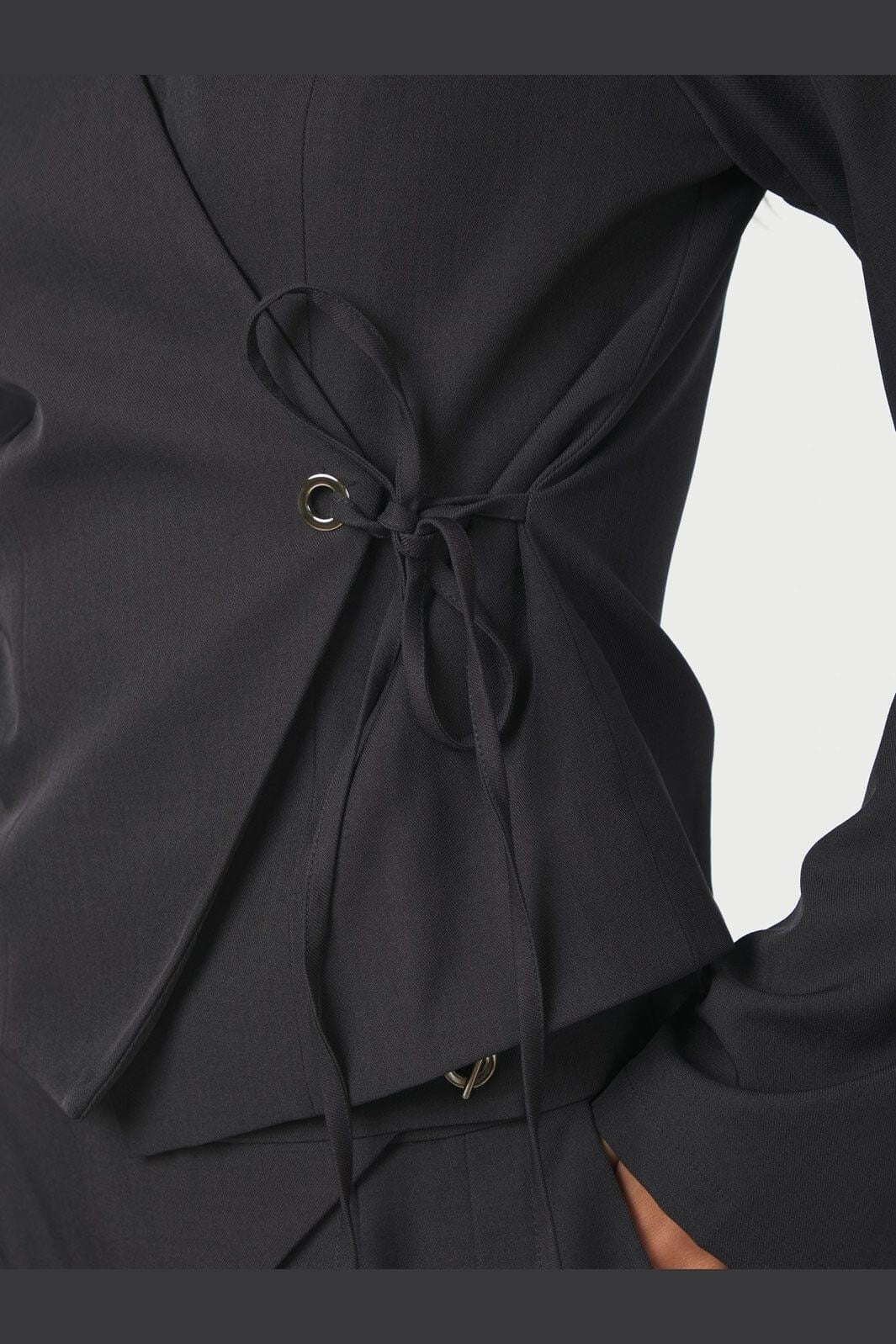 Neo Noir Blouse 166960 Simmi Eyelet Eyy - 104 Dark Grey