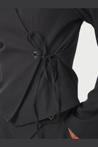 Neo Noir Blouse 166960 Simmi Eyelet Eyy - 104 Dark Grey