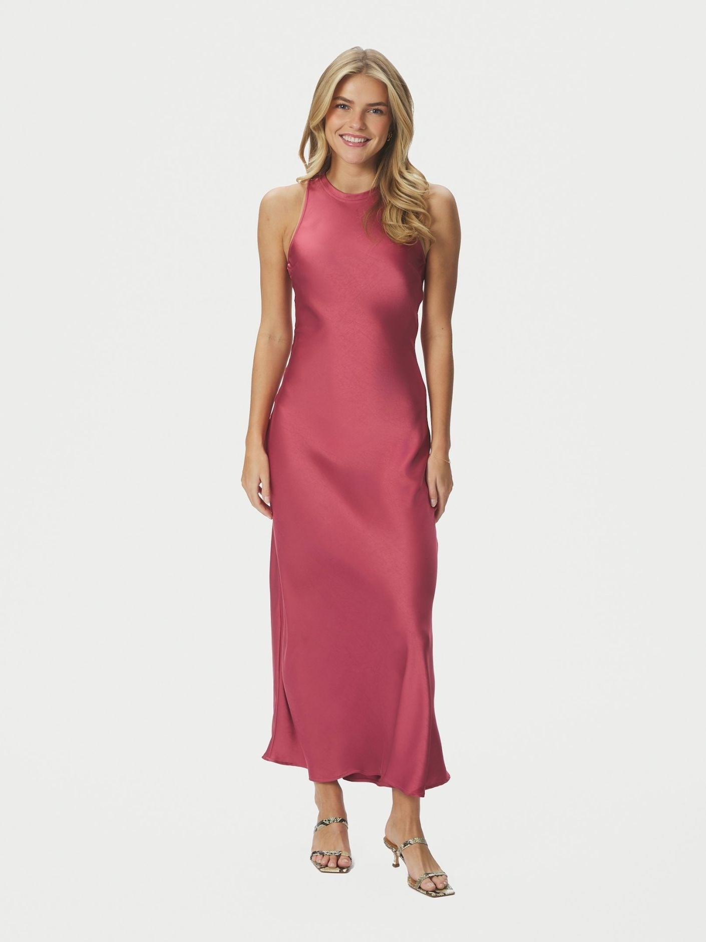 Neo Noir Jurk Celinie Heavy Sateen 165621 - 430 Cherry Pink