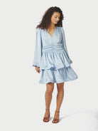 Neo Noir Jurk Rivana Heavy Sateen 168847 - 145 Light Blue