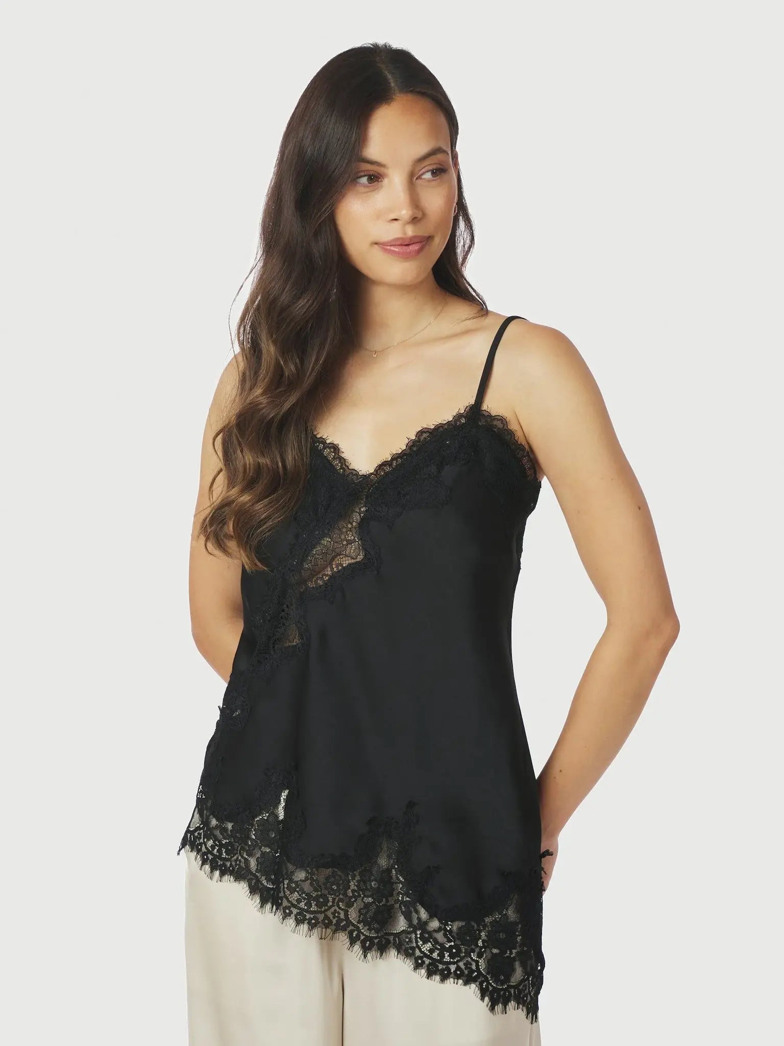 Neo Noir Lace Top 167409 Viole - 100 Black
