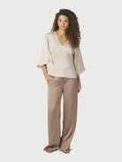 Neo noir Satijnen Blouse Remana 168002 - 720 Champagne