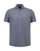New Zealand Auckland Shirt 26CN595S - 2624 Navy Sky Melange