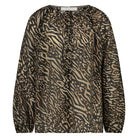 NUKUS Blouse Yoni NKS02092 - 108 Black /Sand