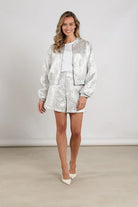Nukus Bomber Babette NKS13096 - 374 Silver/Camel