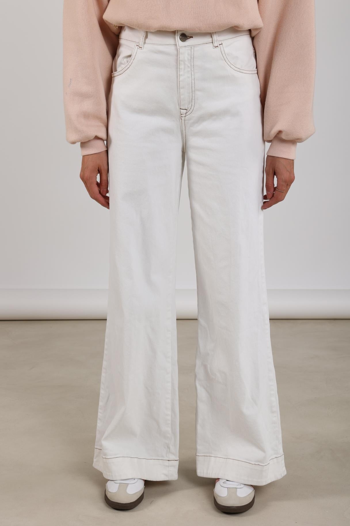 NUKUS Broek Abby NKF09051 - 17 Off White