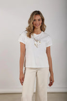 Nukus T-Shirt Rowena NKS04018 - 131 Offwhite/Sand