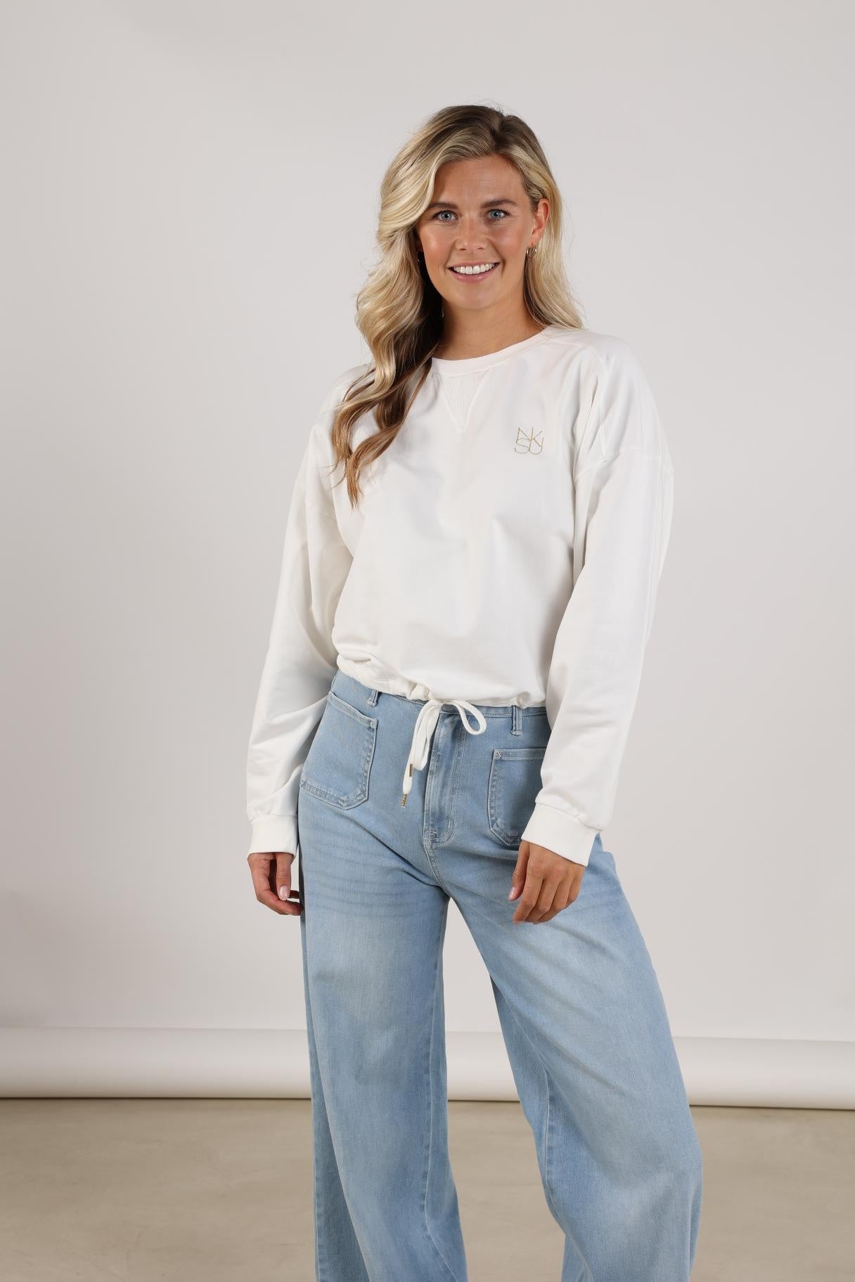 Nukus Trui NKS03061 - 126 Offwhite/Gold