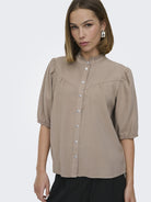 Only Blouse ONLARIS 15364291 - Taupe Gray