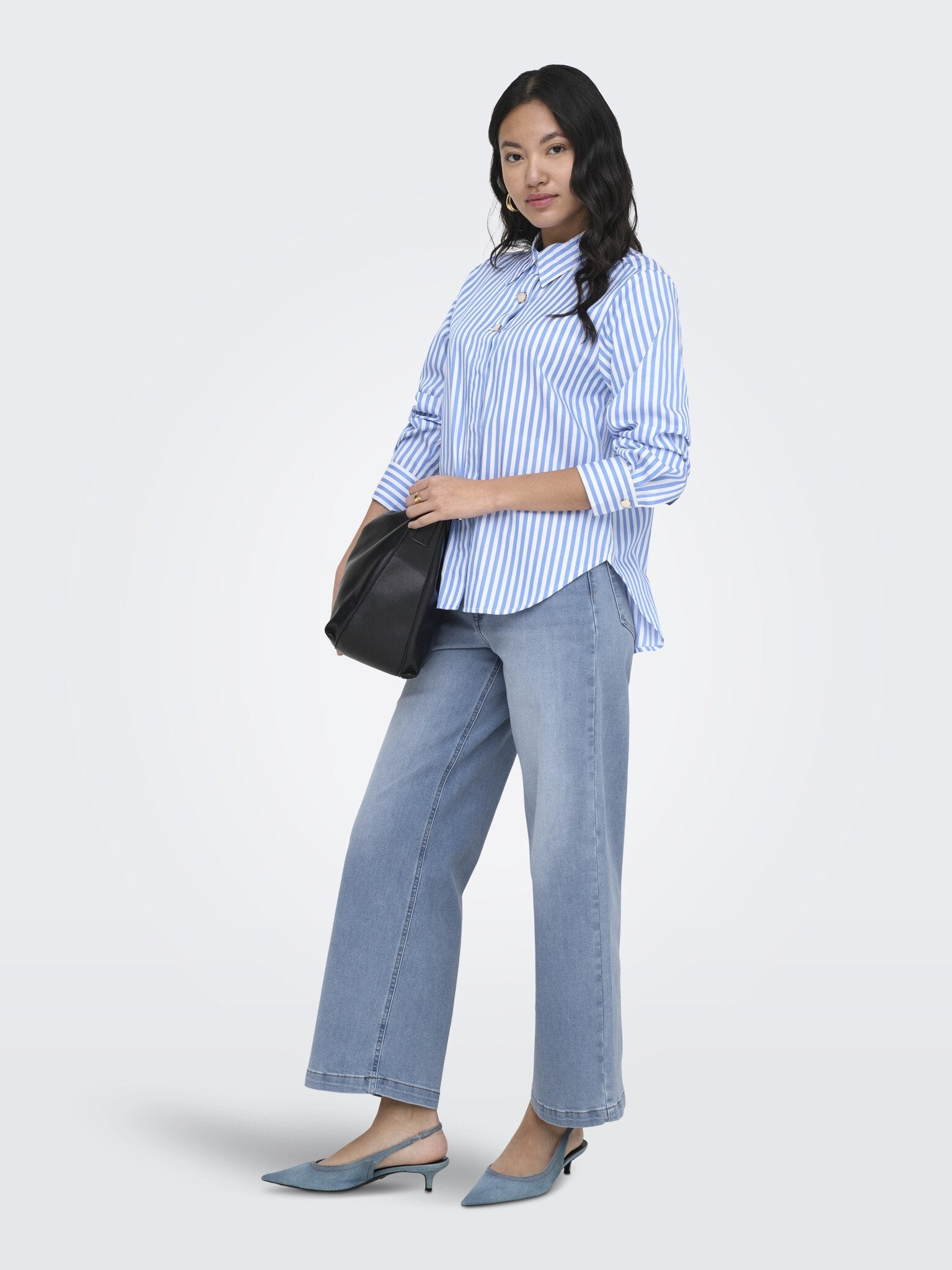 Only Blouse ONLLYRA 15369914 - Provence Stripes