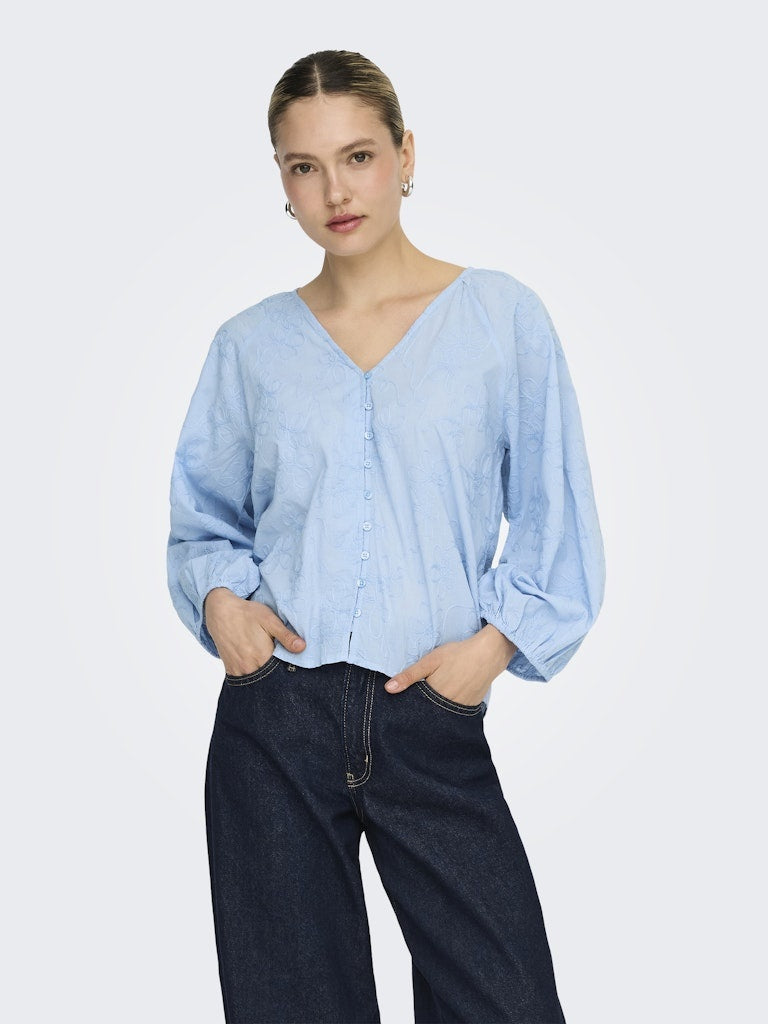 Only Blouse ONLZION 15364374 - Soft Chambray