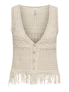 Only Gilet ONLALIX 15364856 - Ecru