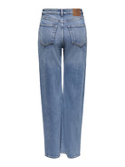 Only Jeans 15234743 ONLJUICY HW WIDE LEG REA365 NOOS - Medium Blue