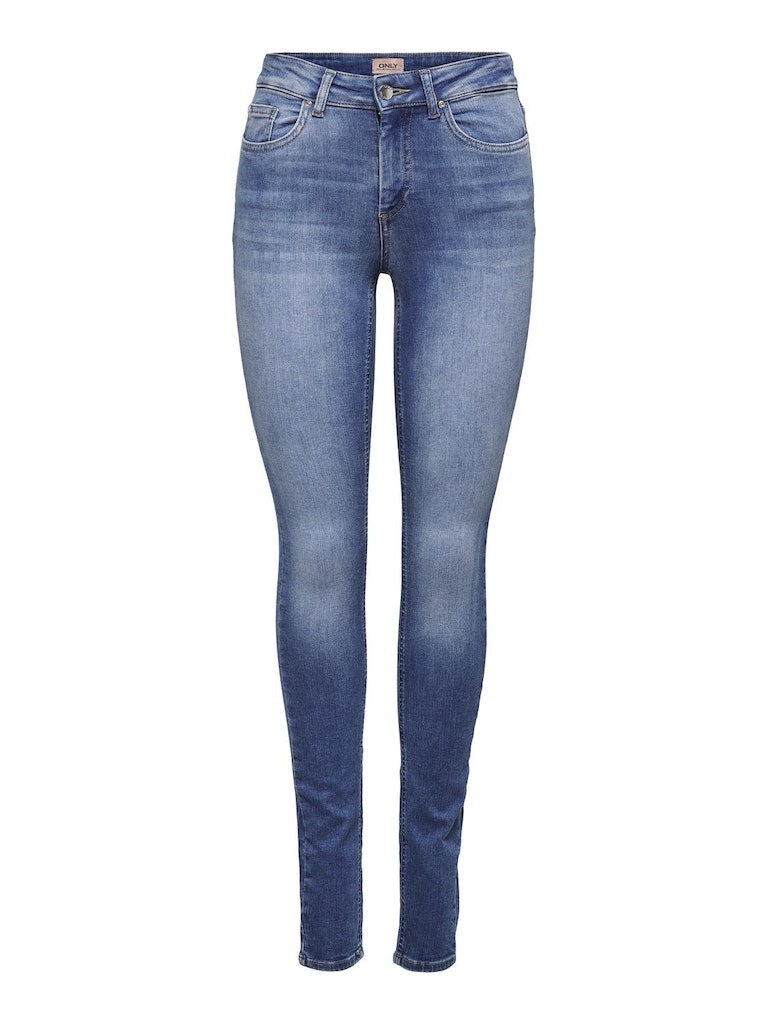 Only Jeans ONLBLUSH MID SKINNY REA12187 NOOS - Medium Blue Denim
