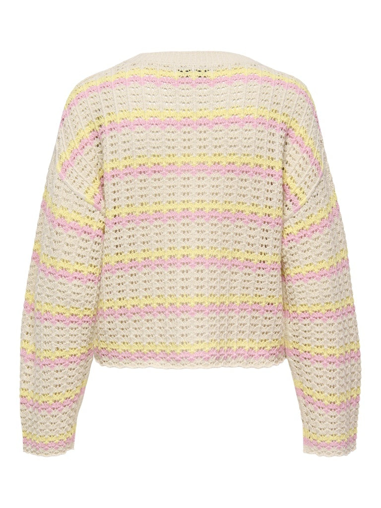 Birch Stripes:Sunlight/Romance Rose