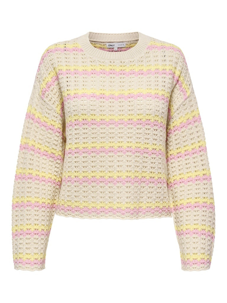 Birch Stripes:Sunlight/Romance Rose