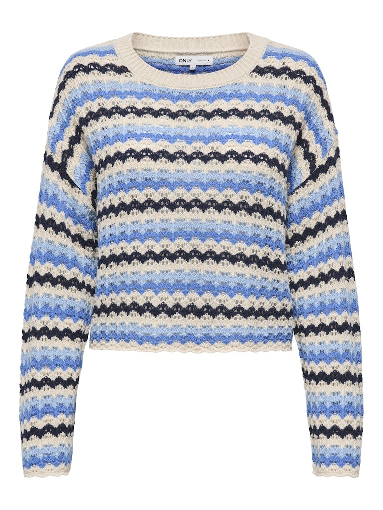 S Birch Stripes:Ultramarine/Soft Chambray/Navy Blr