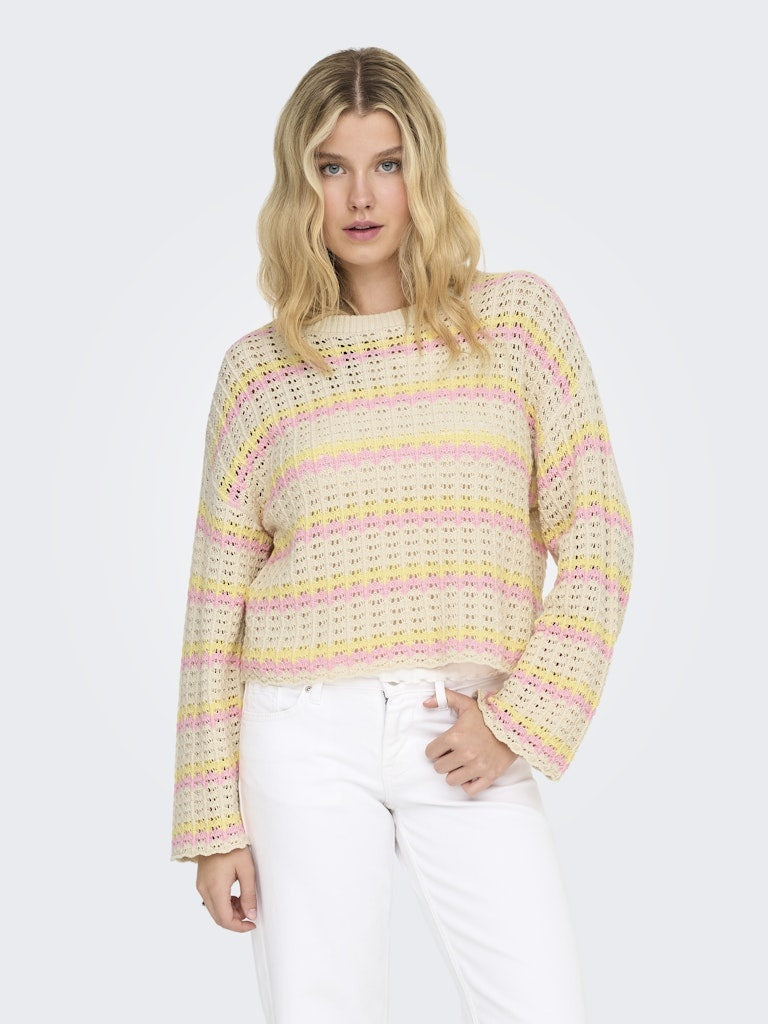 Birch Stripes:Sunlight/Romance Rose
