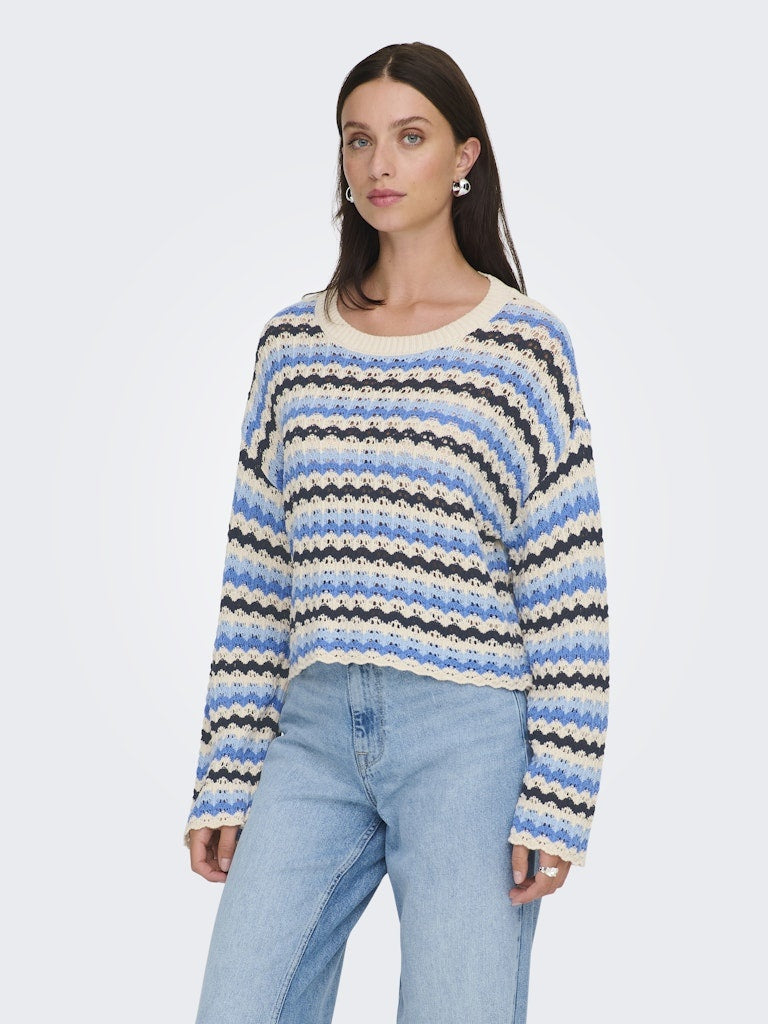 S Birch Stripes:Ultramarine/Soft Chambray/Navy Blr