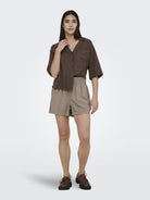 Only Short ONLARIS 15364117 - Taupe Gray