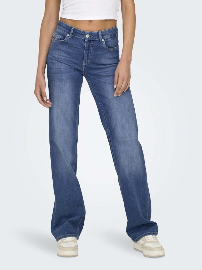 Only Straight Leg Jeans ONLBLUSH 15330787 Medium Blue Denim