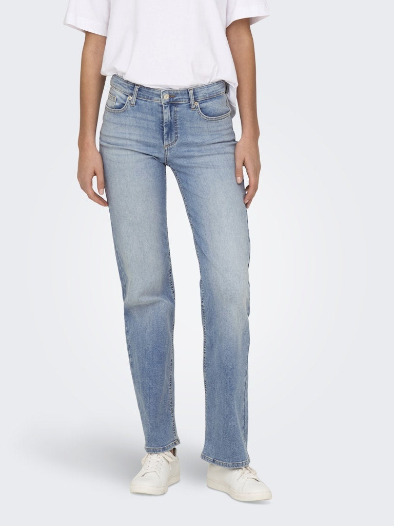 Only Straight Leg Jeans ONLBLUSH 15337794 - Light Blue Denim